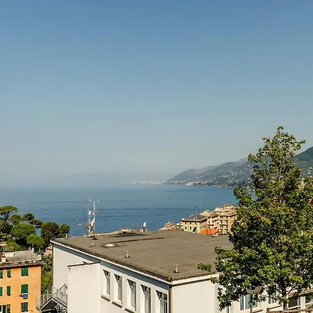 4 Beds-sea View With Private Garage Apartment Camogli